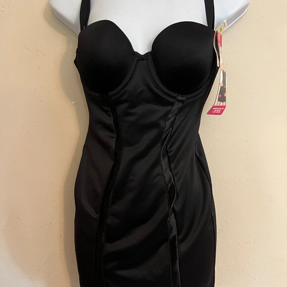 Maidenform Convertible Full Slip Easy Up Strapless Firm Control Strapless 2304 - Picture 3 of 7